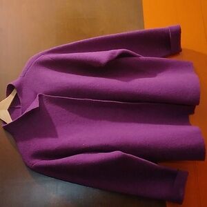 Eileen Fisher Vibrant Purple Wool Jacket, Size Small. SAME DAY SHIPPING!